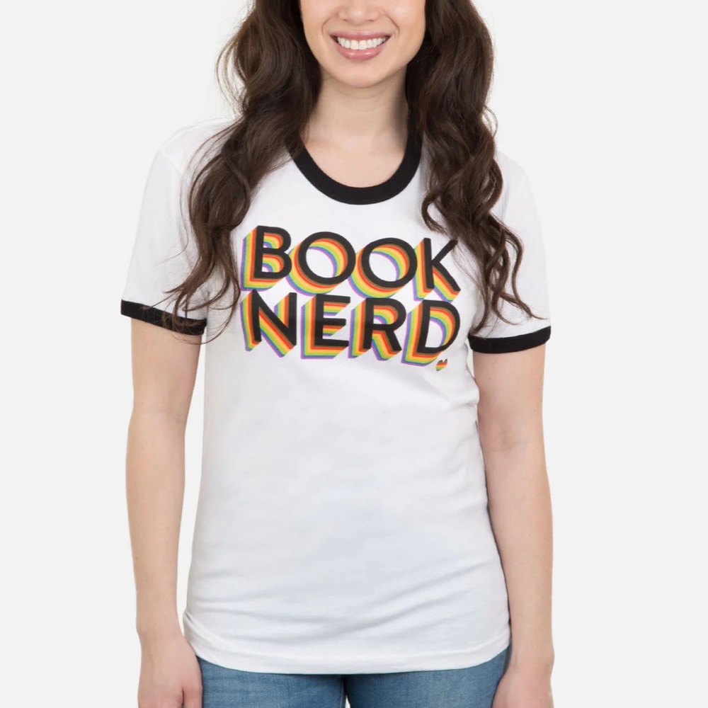 Out of Print - Book Nerd Pride T-Shirt size XXL Women’s 100% Cotten